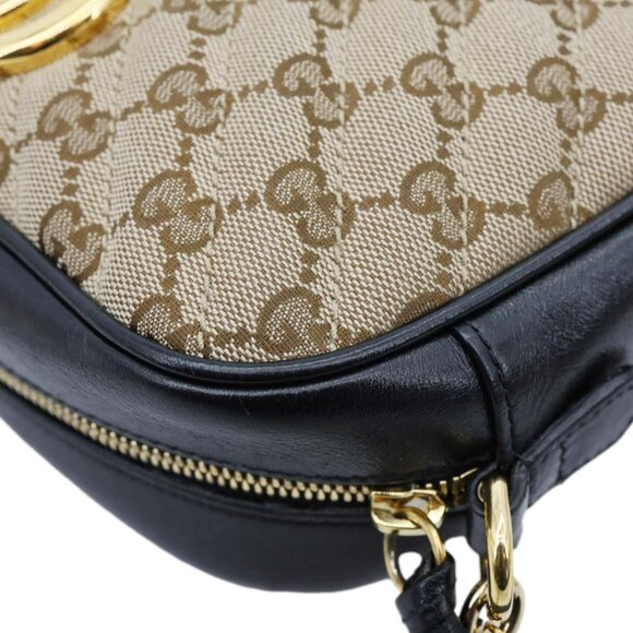 Gucci  Marmont Small Monogram Canvas Camera Crossbody Bag Beige 447632 - Picture 7 of 14